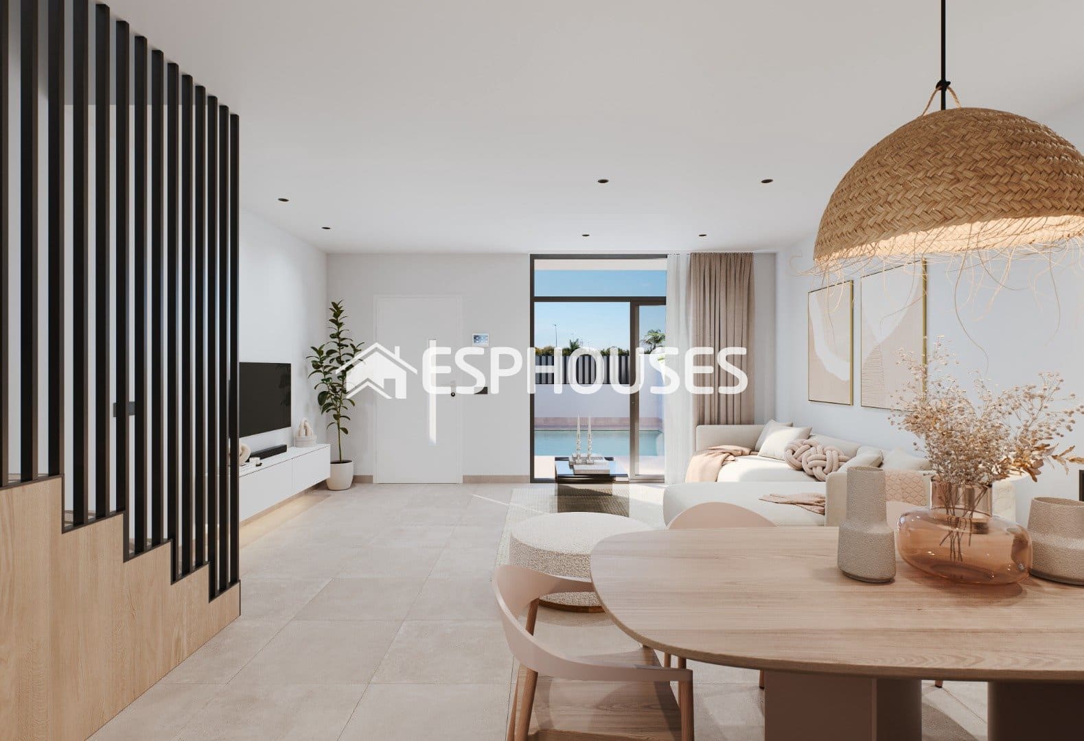 3 slaapkamer Halfvrijstaande villa te koop in San Pedro del Pinatar met zwembad - € 369.900 (Ref: 9445323)