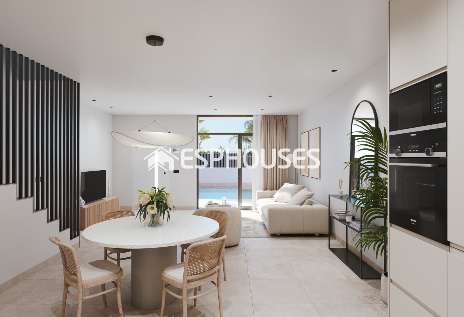 3 slaapkamer Halfvrijstaande villa te koop in San Pedro del Pinatar met zwembad - € 369.900 (Ref: 9445323)