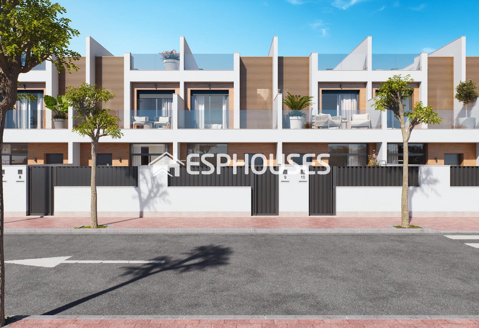 3 slaapkamer Halfvrijstaande villa te koop in San Pedro del Pinatar met zwembad - € 369.900 (Ref: 9445323)