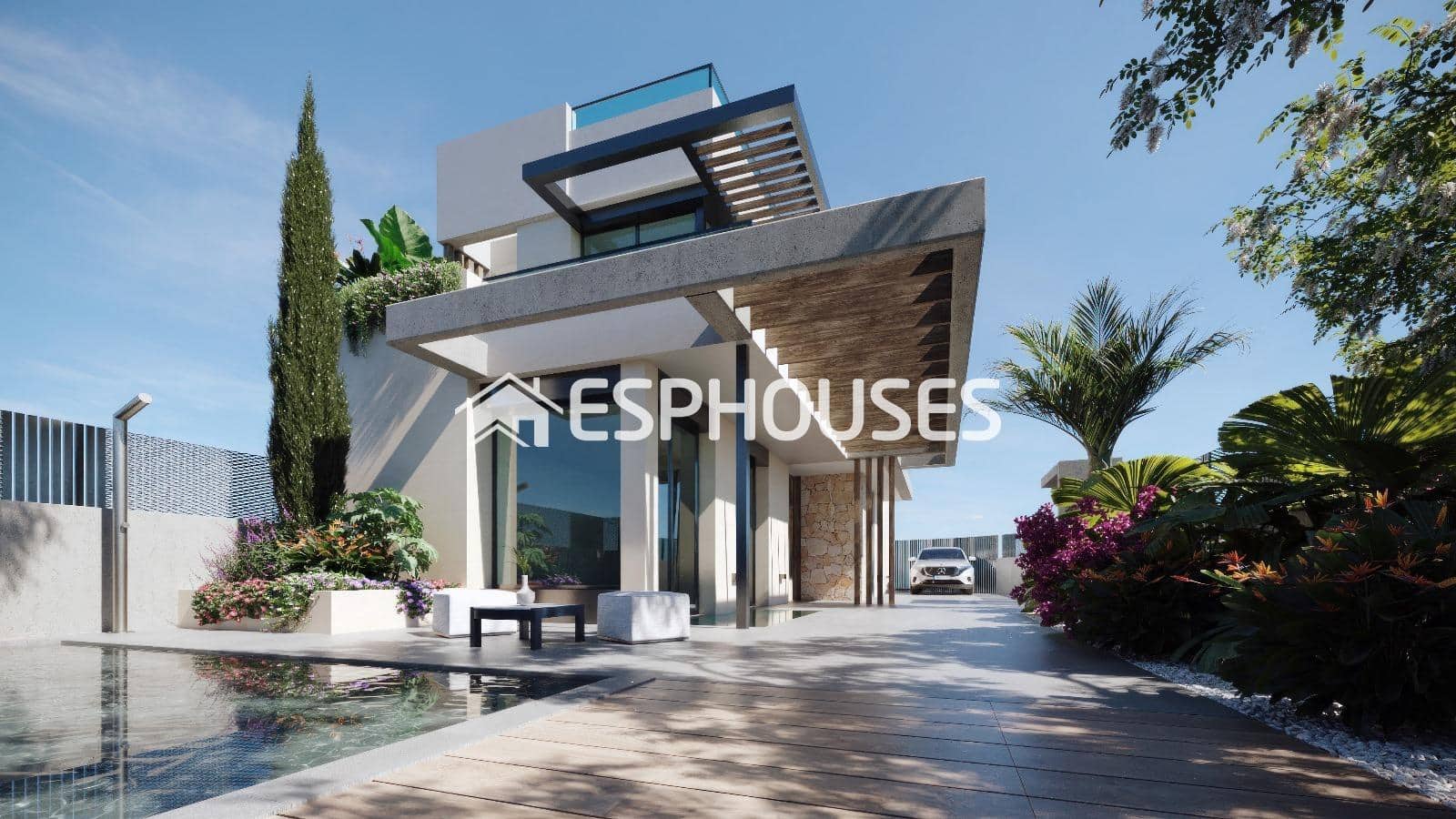 3 bedroom Villa for sale in Torre-Pacheco with pool garage - € 587,900 (Ref: 9445324)