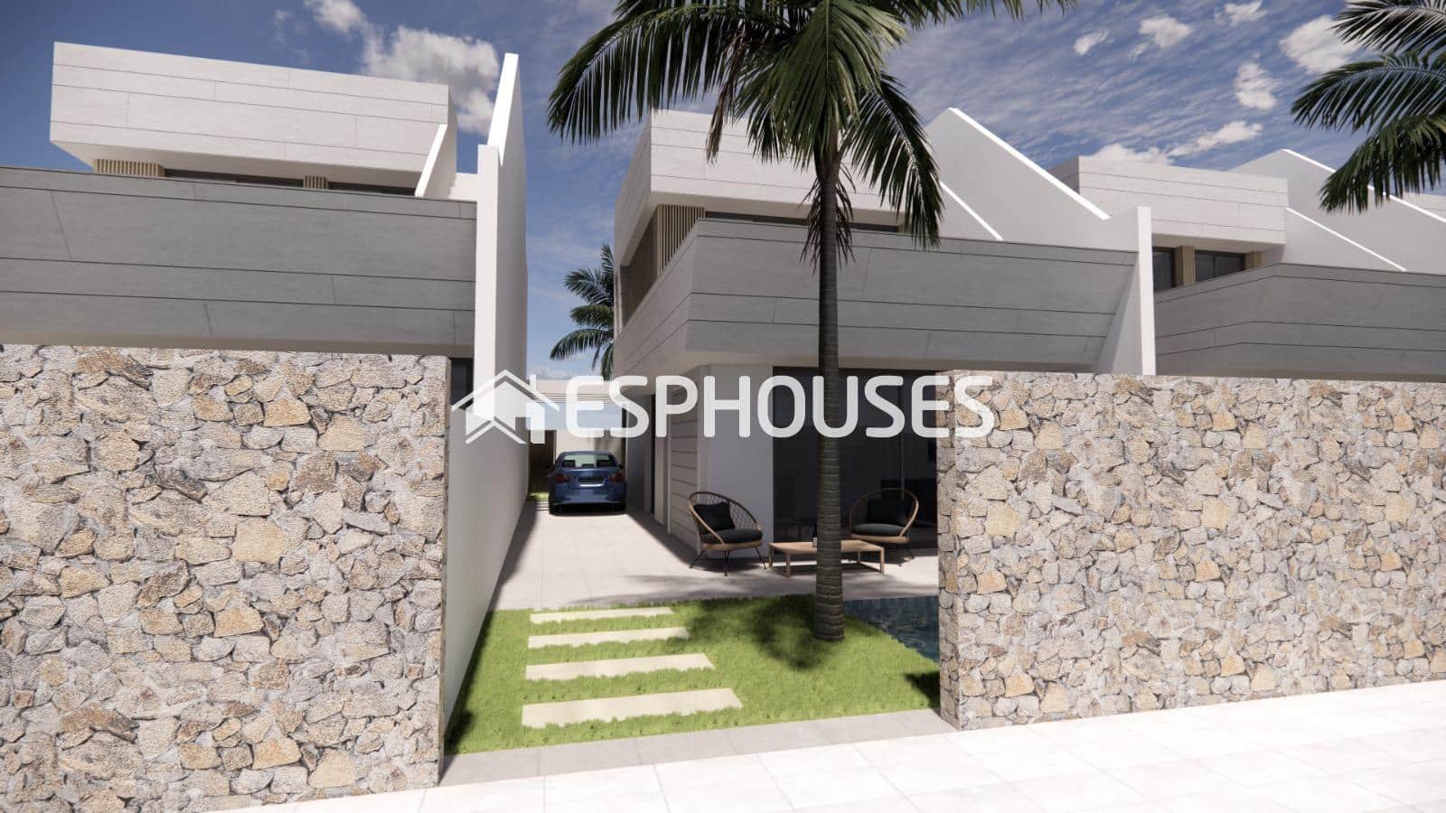 3 makuuhuone Huvila myytävänä paikassa San Javier mukana uima-altaan 
autotalli - 355 000 € (Ref: 9445325)