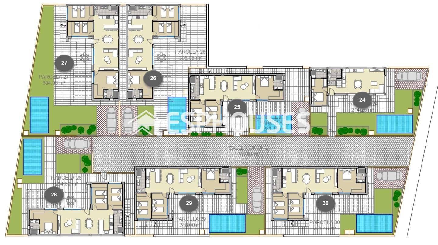 3 sovrum Villa till salu i Los Montesinos med garage - 409 900 € (Ref: 9445336)