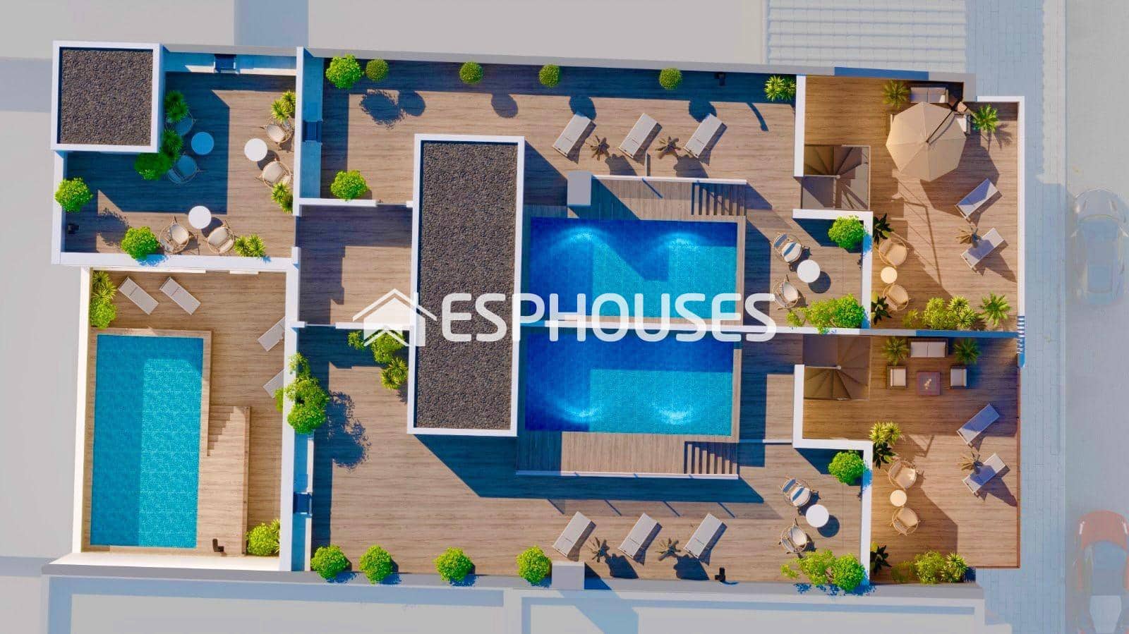 3 Zimmer Apartment zu verkaufen in Torrevieja mit Pool - 585.000 € (Ref: 9445337)