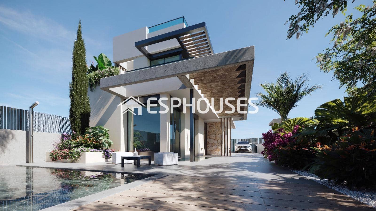 3 bedroom Villa for sale in Torre-Pacheco with pool garage - € 587,900 (Ref: 9445339)