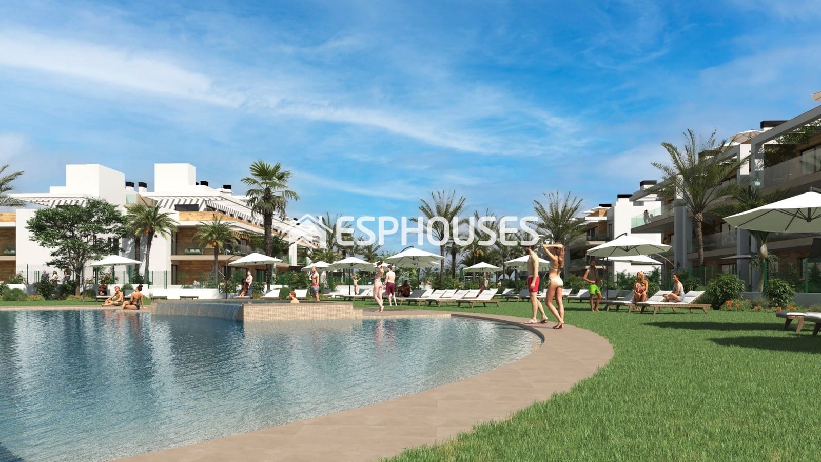 2 quarto Apartamento para venda em Los Alcazares com piscina garagem - 225 000 € (Ref: 9445341)