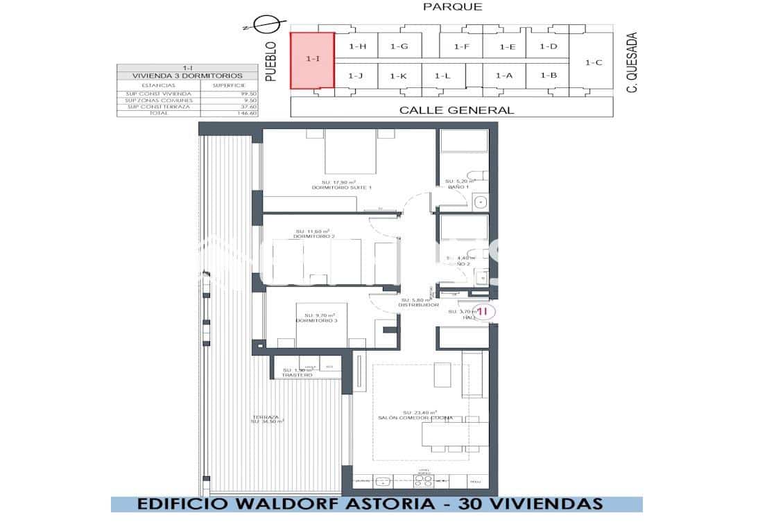 3 bedroom Apartment for sale in Benijofar - € 354,000 (Ref: 9445348)
