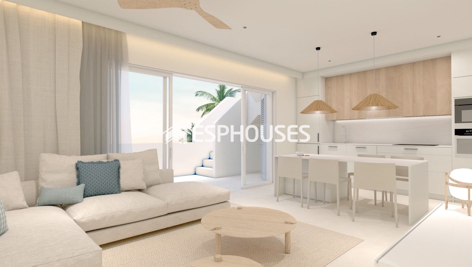 2 bedroom Penthouse for sale in Torre de la Horadada with pool - € 395,000 (Ref: 9445351)