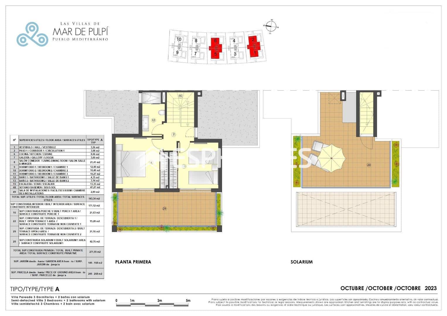 3 soverom Bungalow til salgs i Pulpi med garasje - € 447 000 (Ref: 9445352)