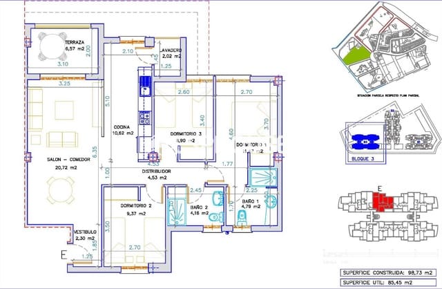 Apartamento de 3 habitaciones en Plans - Gasparot, La Villajoyosa / Vila Joiosa en venta con piscina garaje - 360.000 € (Ref: 9445355)