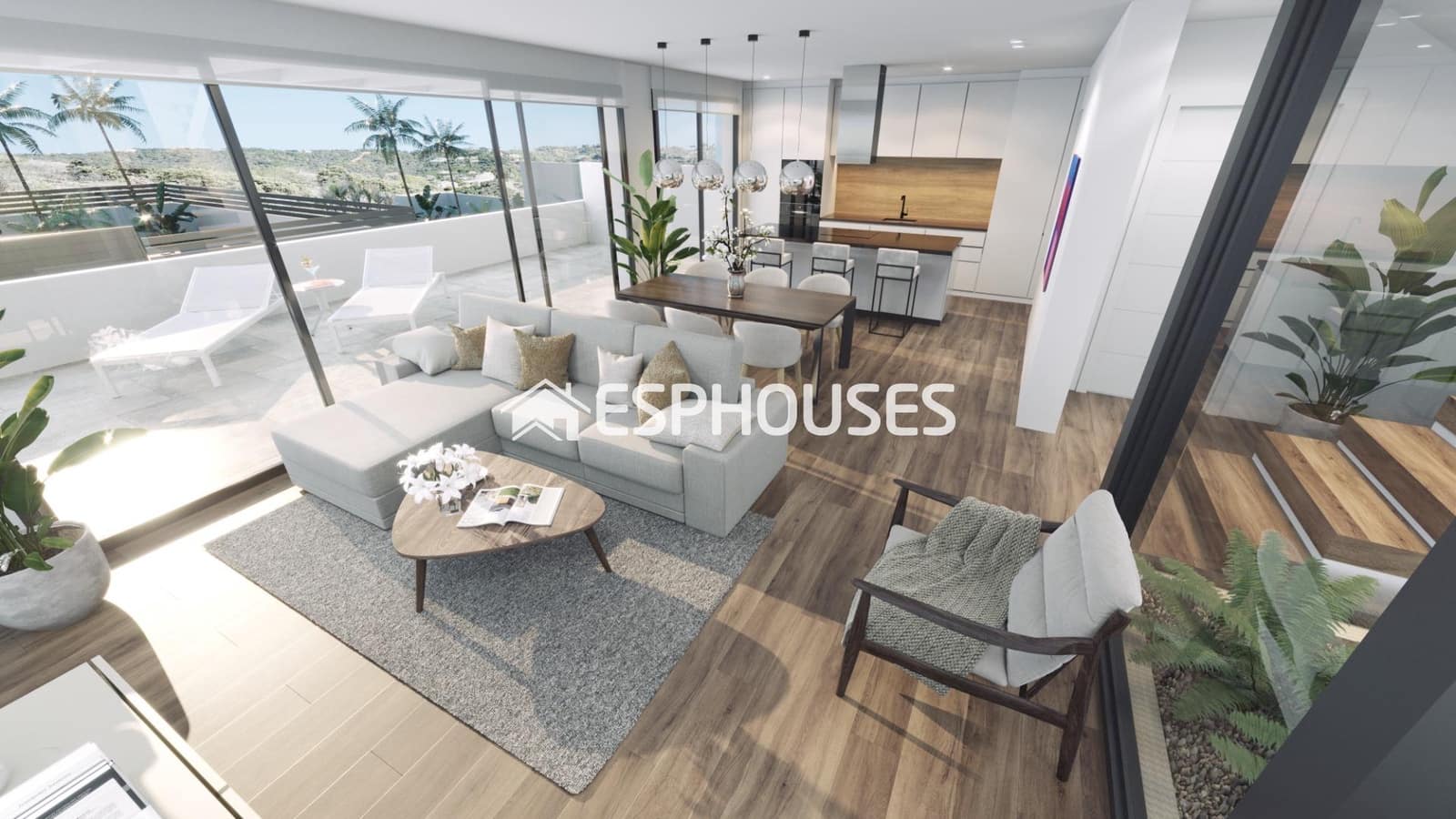 Chalet de 3 habitaciones en Finestrat en venta con piscina - 595.000 € (Ref: 9445357)