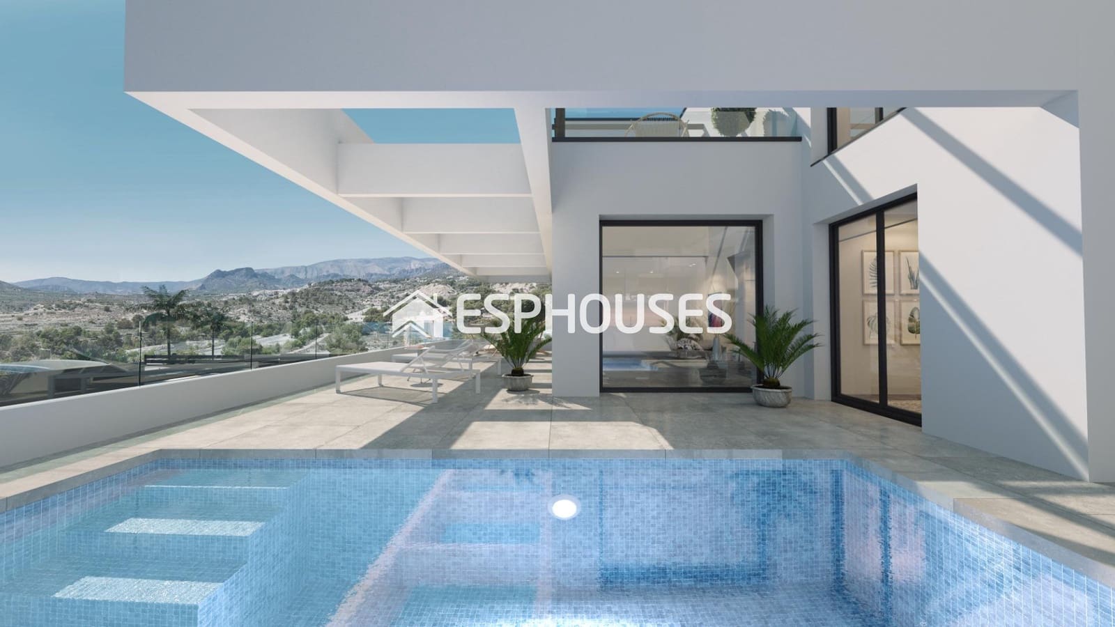 Chalet de 3 habitaciones en Finestrat en venta con piscina - 595.000 € (Ref: 9445357)