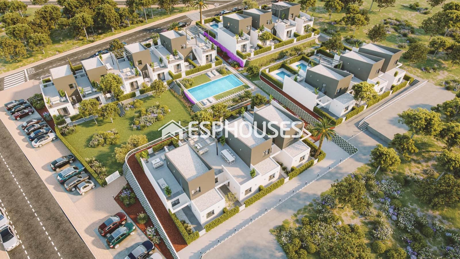 3 chambre Bungalow à vendre à Banos y Mendigo avec piscine garage - 315 500 € (Ref: 9445363)