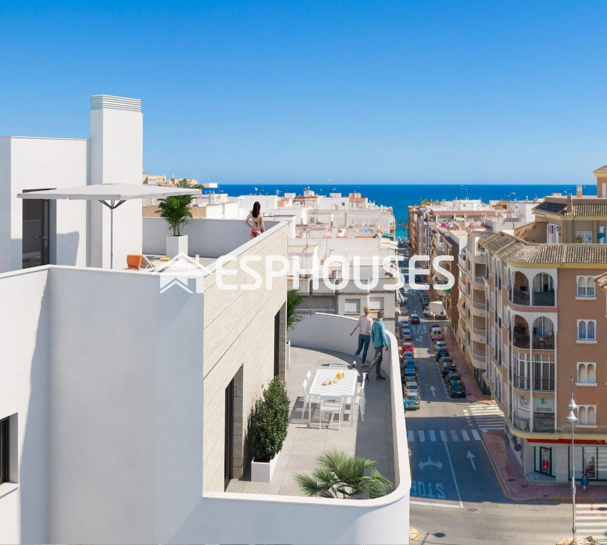3 soveværelse Lejlighed til salg i Torrevieja med swimmingpool - € 450.000 (Ref: 9445366)