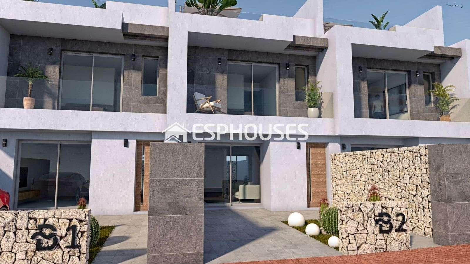 3 sovrum Bungalow till salu i Torre de la Horadada med pool garage - 489 900 € (Ref: 9445371)