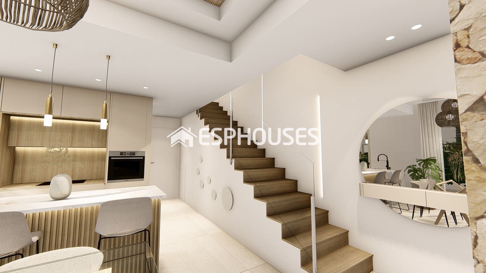 3 soveværelse Byhus til salg i Ciudad Quesada med swimmingpool - € 394.000 (Ref: 9445375)