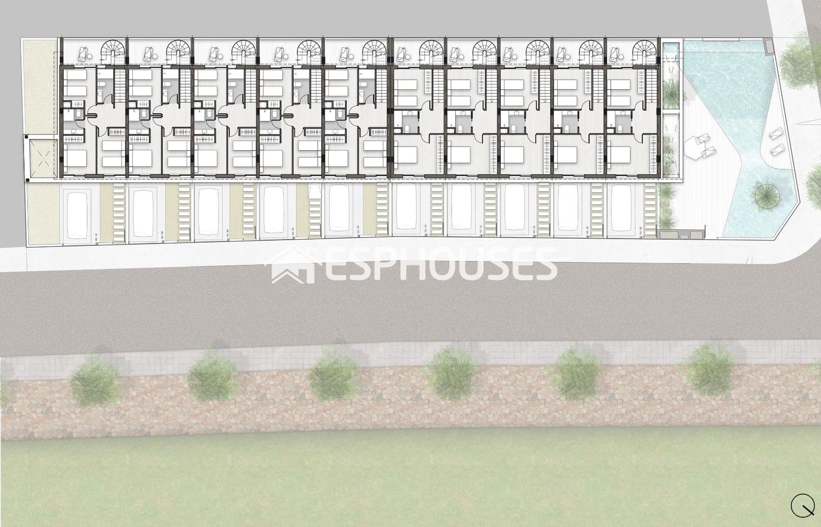 Bungalow de 3 habitaciones en Pilar de la Horadada en venta con piscina garaje - 279.900 € (Ref: 9445377)