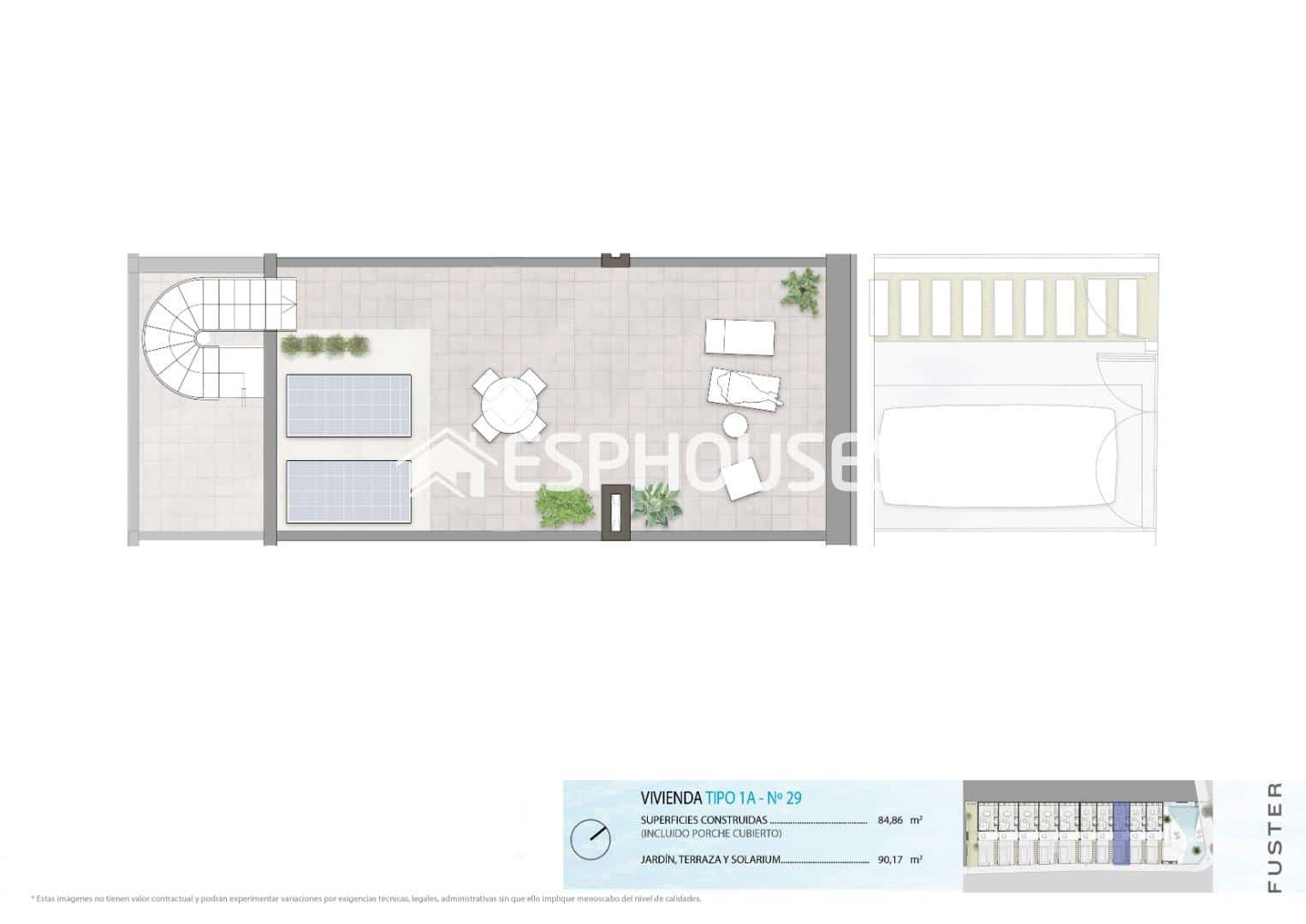 2 quarto Bungalow para venda em Pilar de la Horadada com piscina garagem - 259 900 € (Ref: 9445378)