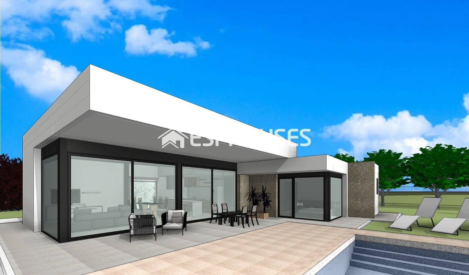 3 bedroom Villa for sale in Pinoso with pool garage - € 482,000 (Ref: 9445390)