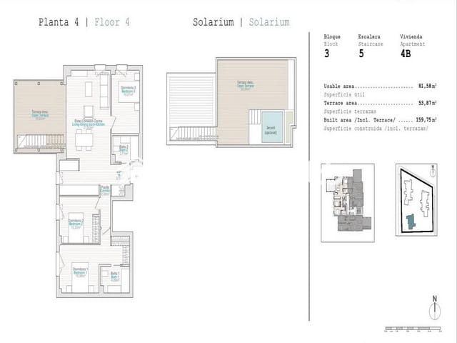 3 makuuhuone Huoneisto myytävänä paikassa El Vergel / Verger mukana uima-altaan 
autotalli - 475 000 € (Ref: 9445403)