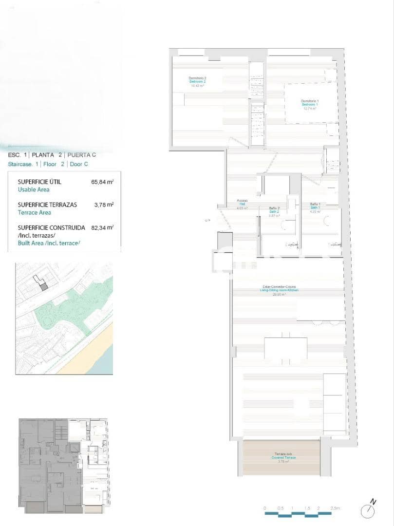 2 makuuhuone Huoneisto myytävänä paikassa La Villajoyosa / Vila Joiosa mukana 
autotalli - 418 500 € (Ref: 9445415)