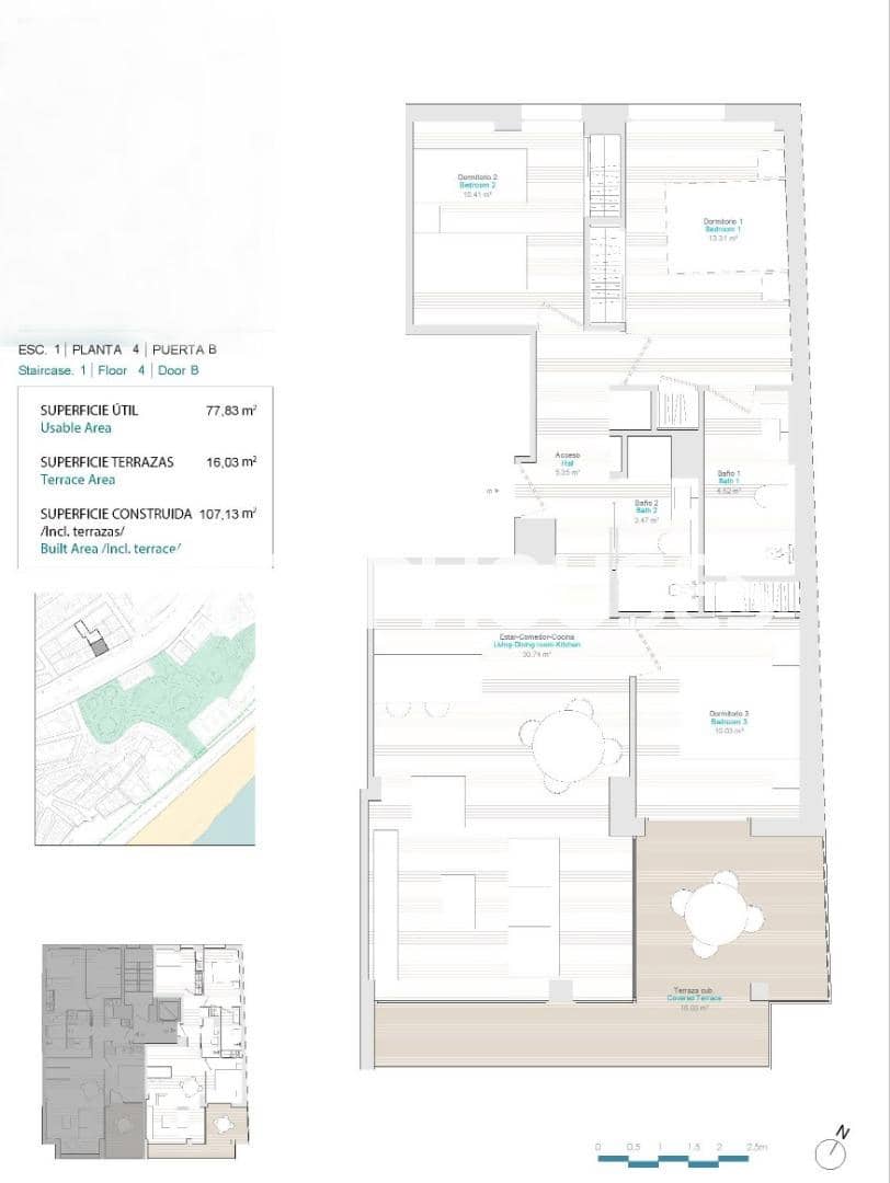 Apartamento de 3 habitaciones en La Villajoyosa / Vila Joiosa en venta con garaje - 570.000 € (Ref: 9445416)