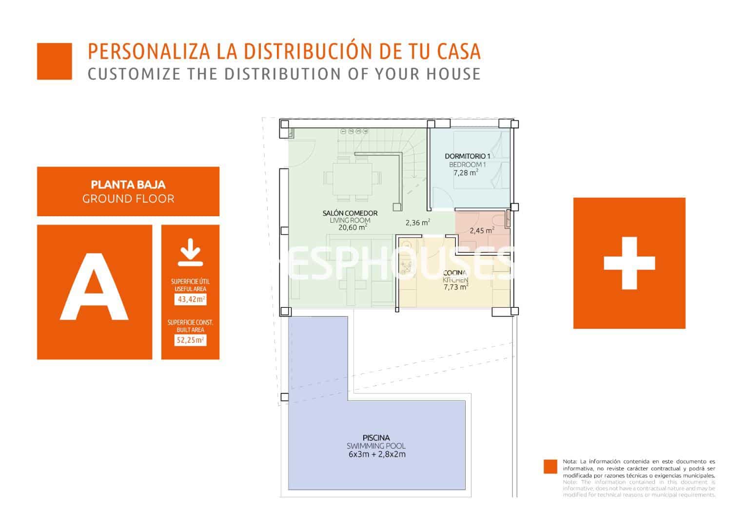 3 chambre Bungalow à vendre à Santa Pola avec piscine garage - 395 000 € (Ref: 9445418)