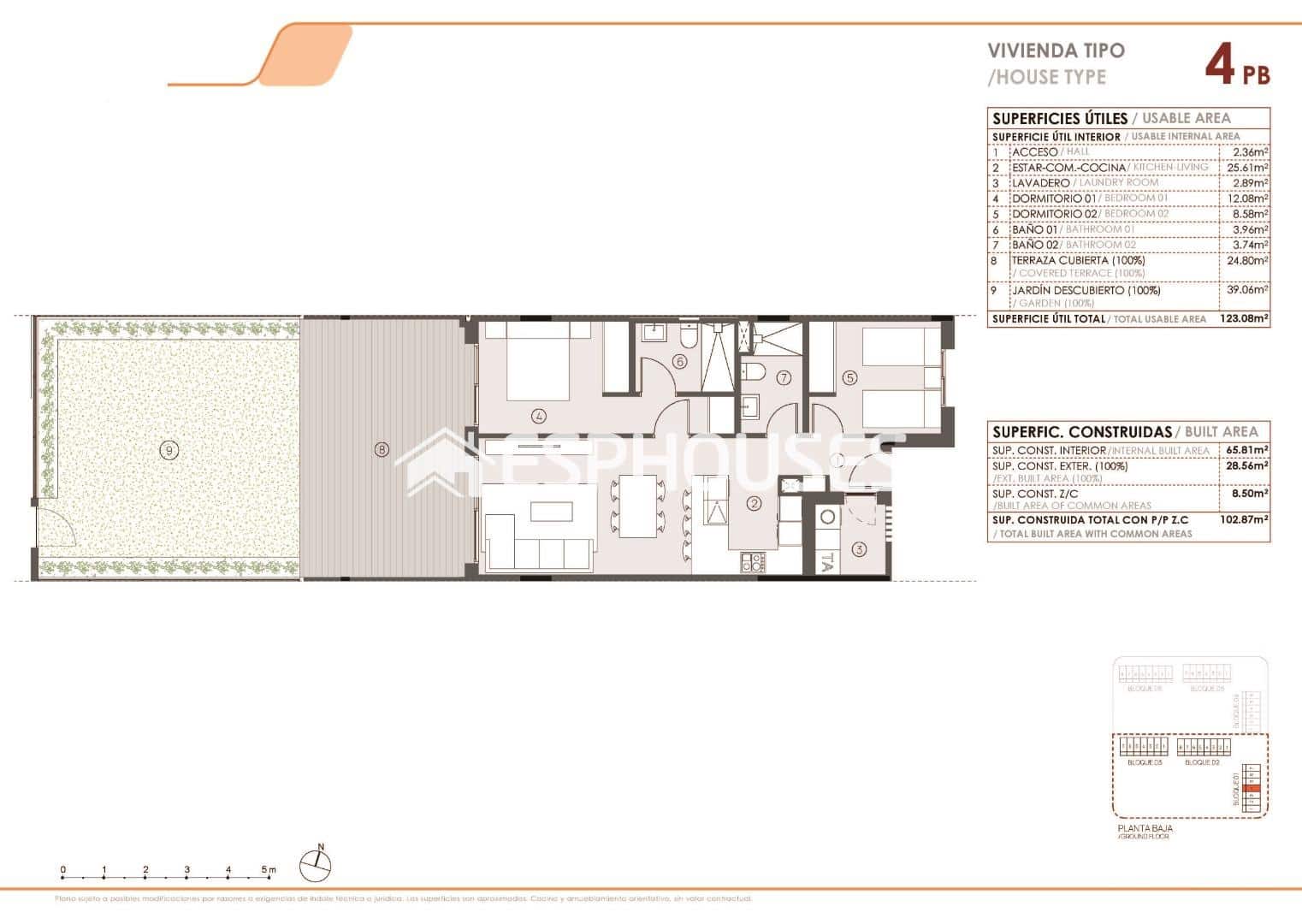 2 makuuhuone Huoneisto myytävänä paikassa Torrevieja mukana uima-altaan 
autotalli - 310 000 € (Ref: 9462558)