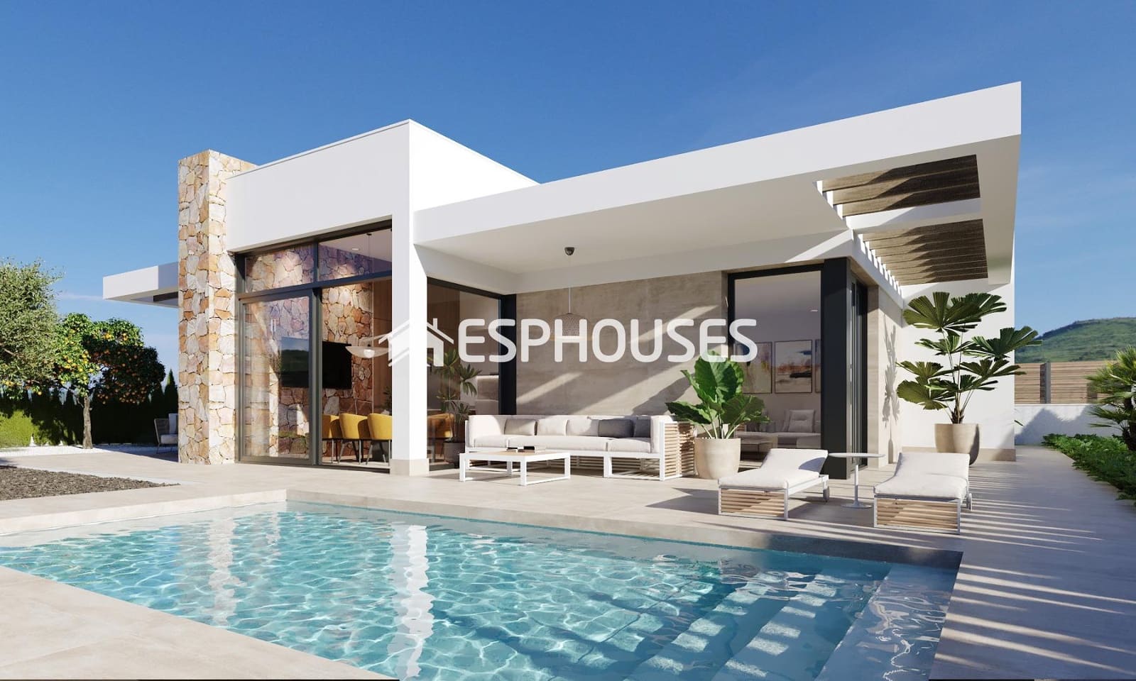 3 sovrum Villa till salu i Fuente Alamo de Murcia med pool garage - 379 900 € (Ref: 9462566)