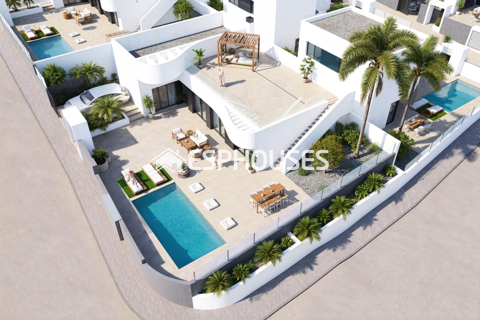 3 soveværelse Villa til salg i Algorfa med swimmingpool - € 450.000 (Ref: 9527939)