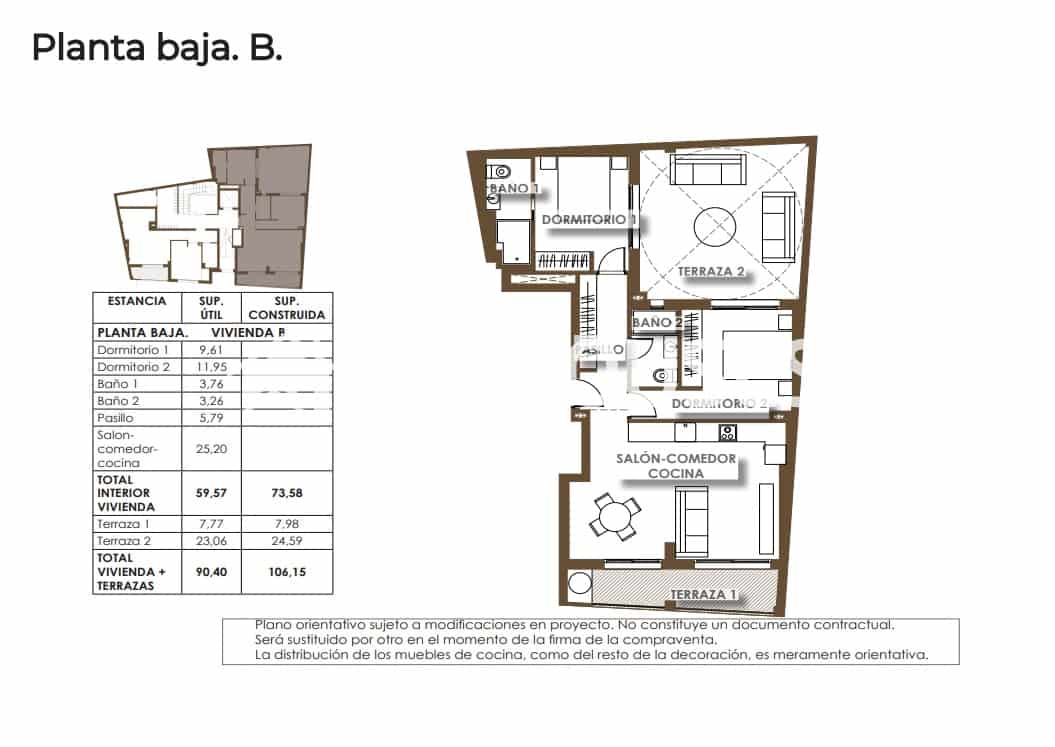 2 soveværelse Lejlighed til salg i Torrevieja med swimmingpool - € 268.000 (Ref: 9548470)