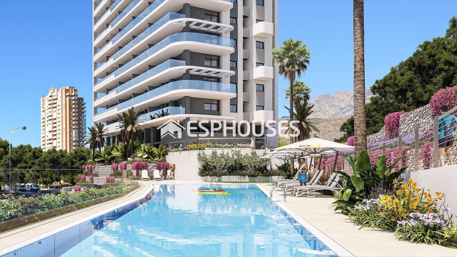 2 soveværelse Lejlighed til salg i Benidorm med swimmingpool garage - € 497.000 (Ref: 9562151)