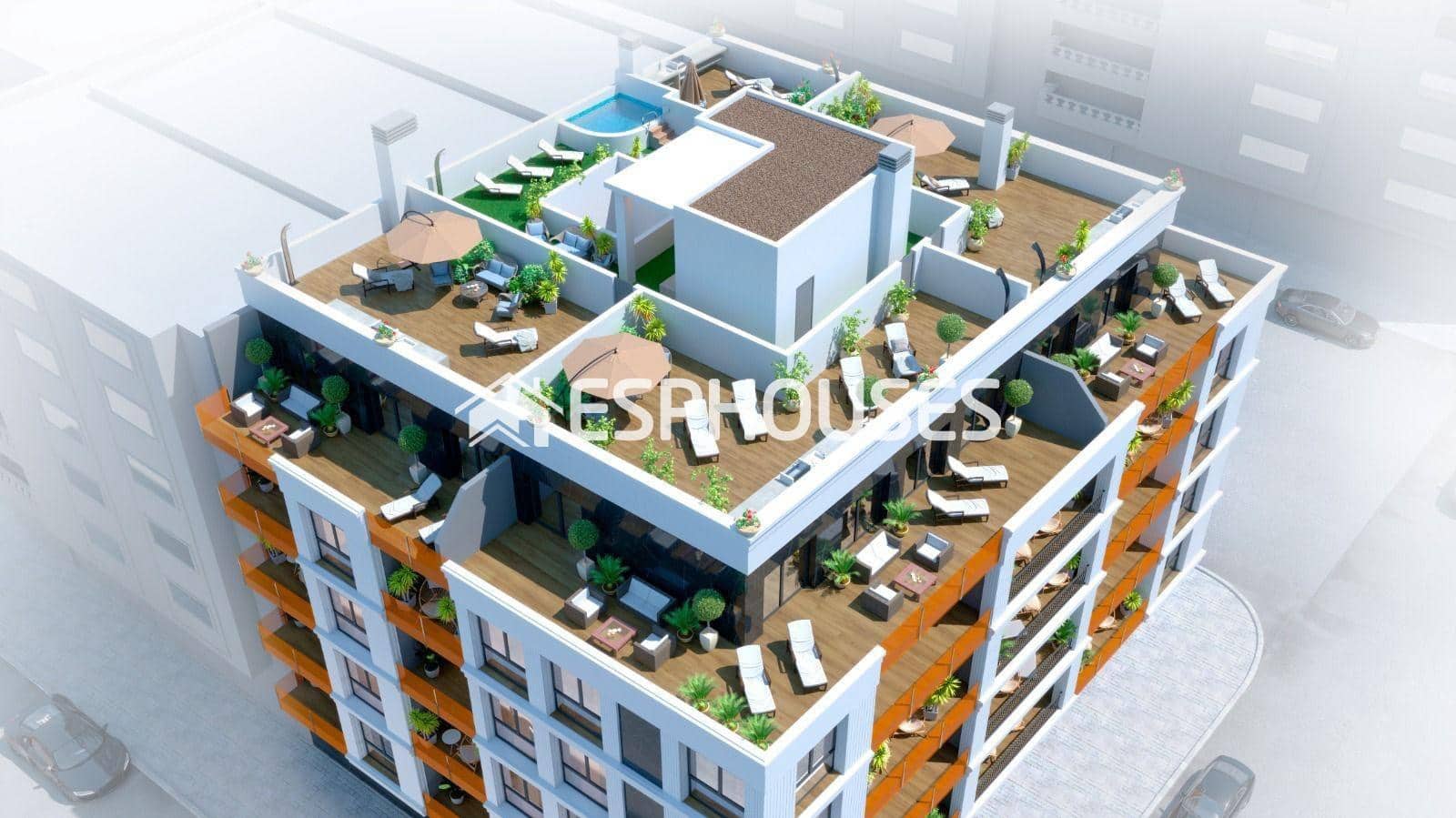 2 soveværelse Lejlighed til salg i Torrevieja med swimmingpool - € 259.000 (Ref: 9569063)