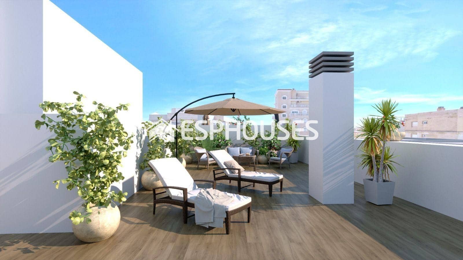 1 soveværelse Lejlighed til salg i Torrevieja med swimmingpool - € 229.900 (Ref: 9569064)