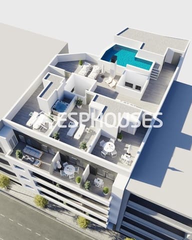 3 slaapkamer Appartement te koop in Centro - Muelle Pesquero, Torrevieja met zwembad - € 469.000 (Ref: 9571426)