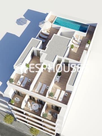1 quarto Apartamento para venda em Centro - Muelle Pesquero, Torrevieja com piscina - 219 000 € (Ref: 9571433)