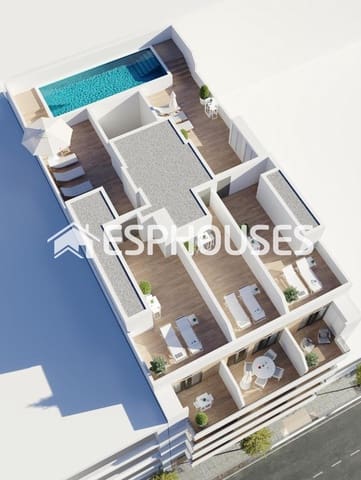 1 quarto Apartamento para venda em Centro - Muelle Pesquero, Torrevieja com piscina - 219 000 € (Ref: 9571433)