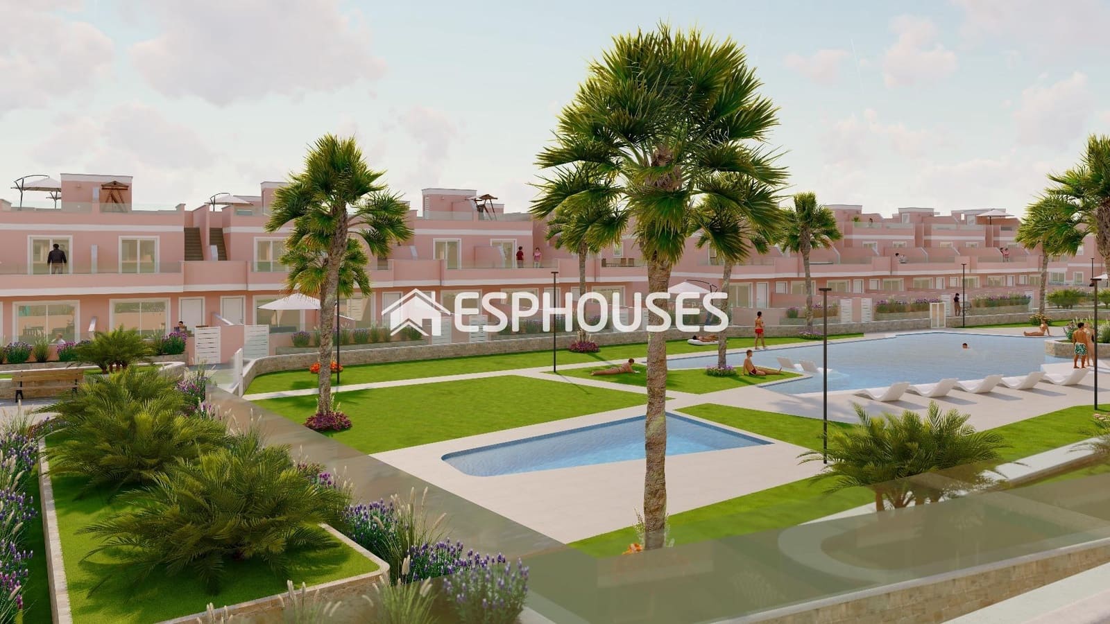 3 camera da letto Bungalow in vendita in Pilar de la Horadada con piscina garage - 299.900 € (Rif: 9588442)