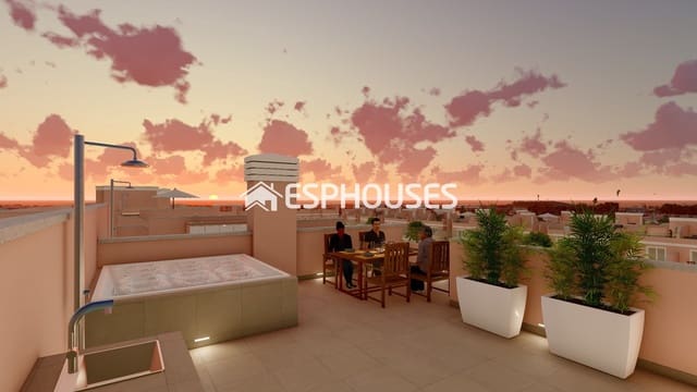 3 soverom Penthouse til salgs i Pueblo Latino, Pilar de la Horadada med svømmebasseng garasje - € 399 900 (Ref: 9588443)