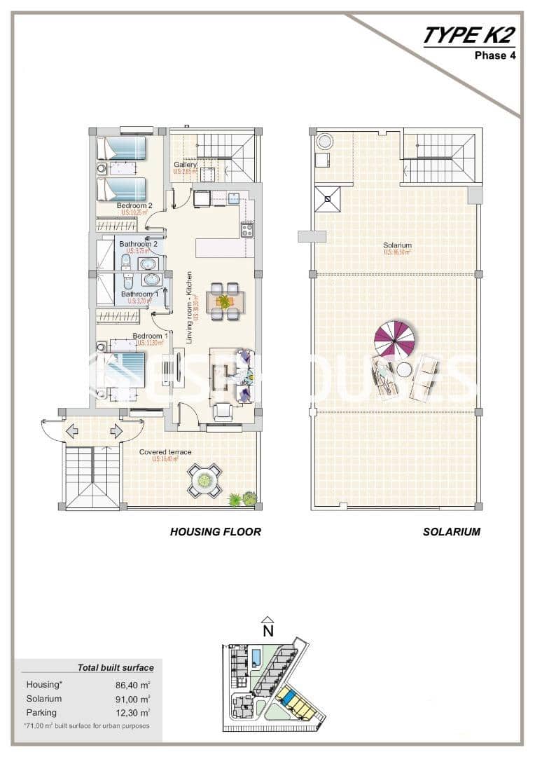 2 bedroom Apartment for sale in Orihuela Costa with pool garage - € 262,000 (Ref: 9611774)