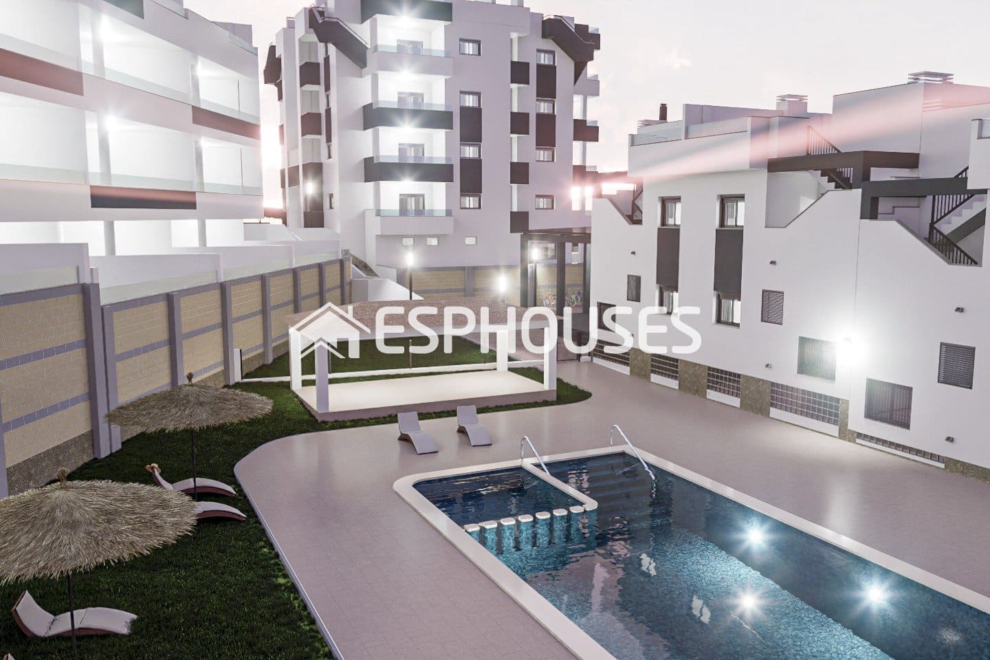 3 soveværelse Lejlighed til salg i Orihuela Costa med swimmingpool garage - € 265.000 (Ref: 9611775)