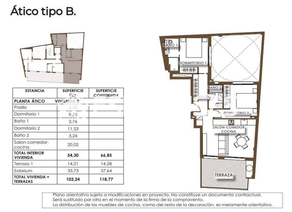 Apartamento de 2 habitaciones en Torrevieja en venta con piscina - 564.000 € (Ref: 9611792)