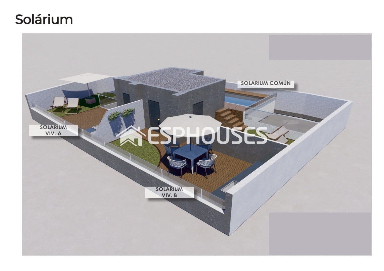 2 soveværelse Penthouse til salg i Torrevieja med swimmingpool - € 538.000 (Ref: 9611793)