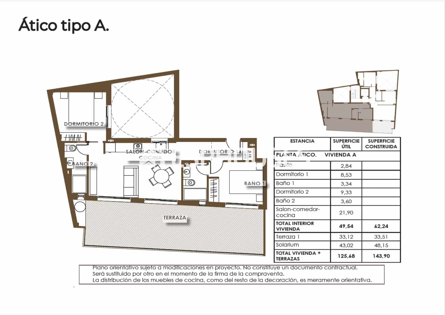 2 soveværelse Penthouse til salg i Torrevieja med swimmingpool - € 538.000 (Ref: 9611793)