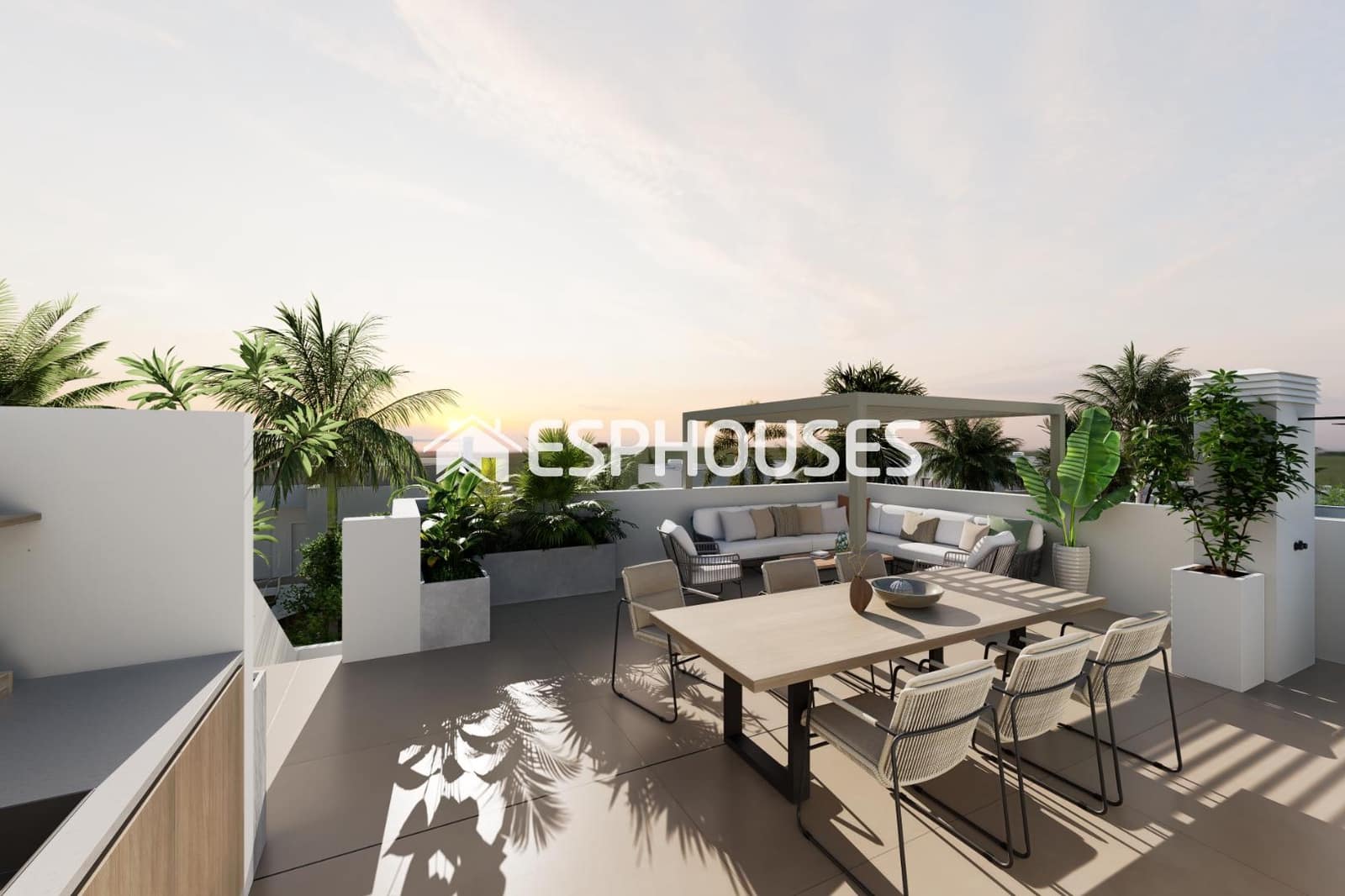 3 camera da letto Bungalow in vendita in Los Alcazares con piscina garage - 350.000 € (Rif: 9656350)