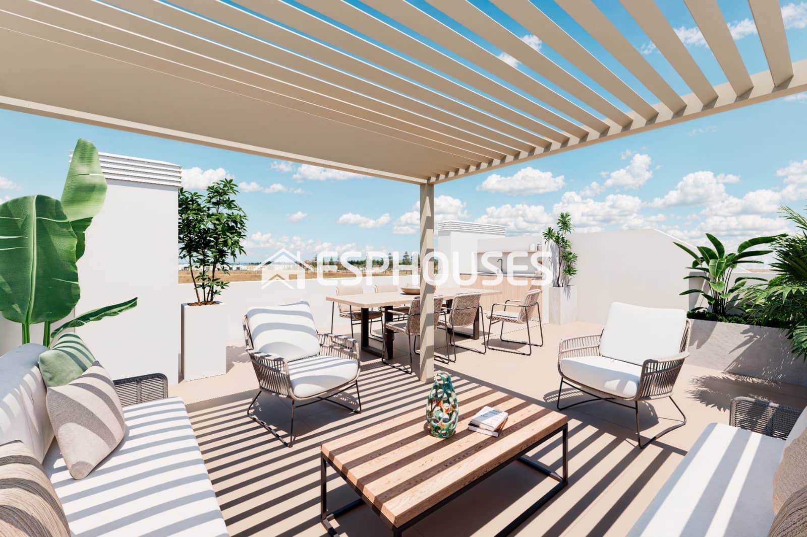 3 makuuhuone Bungalow myytävänä paikassa Los Alcazares mukana uima-altaan 
autotalli - 350 000 € (Ref: 9656350)
