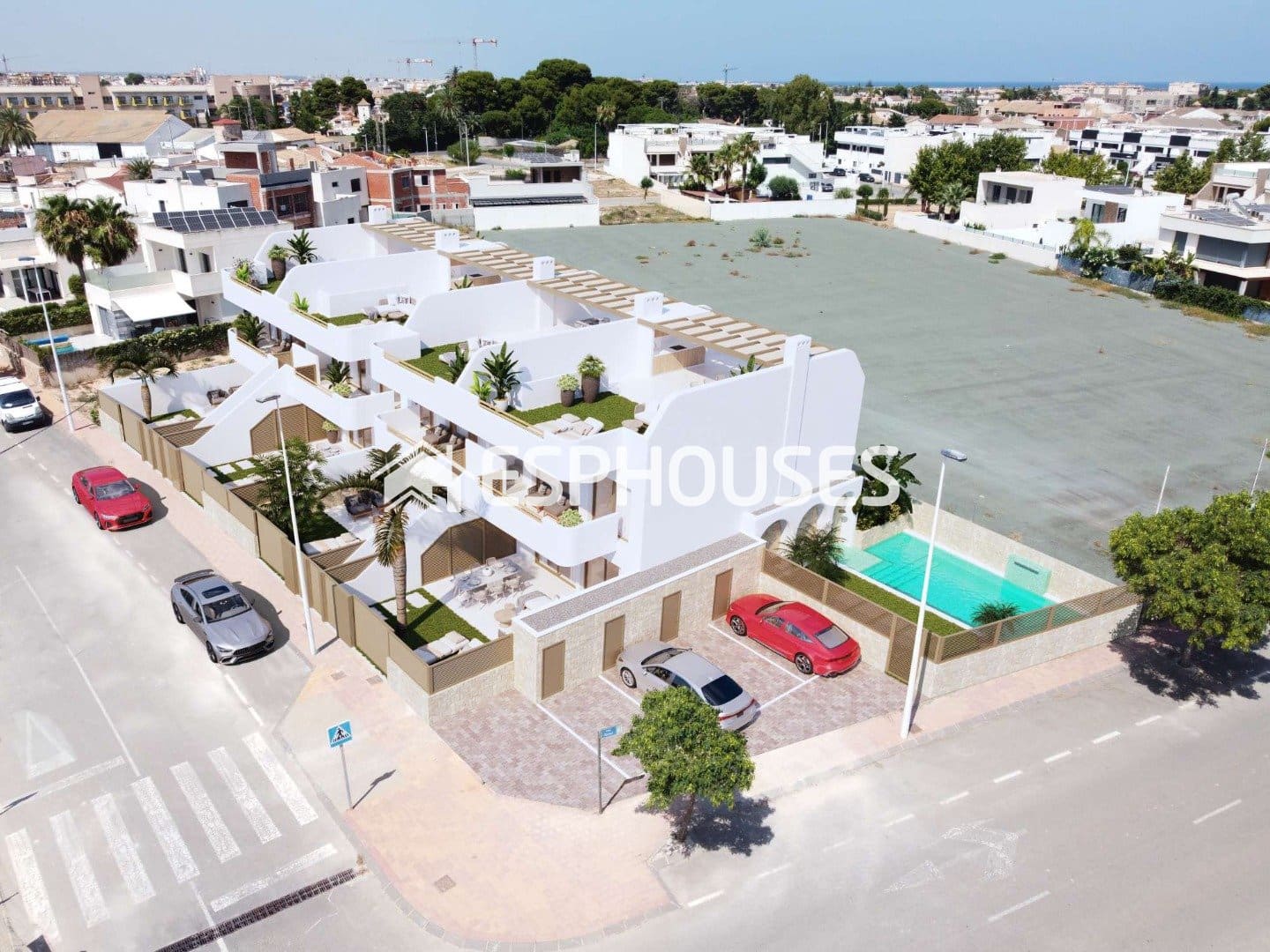 3 soveværelse Lejlighed til salg i San Pedro del Pinatar med swimmingpool garage - € 339.900 (Ref: 9677703)