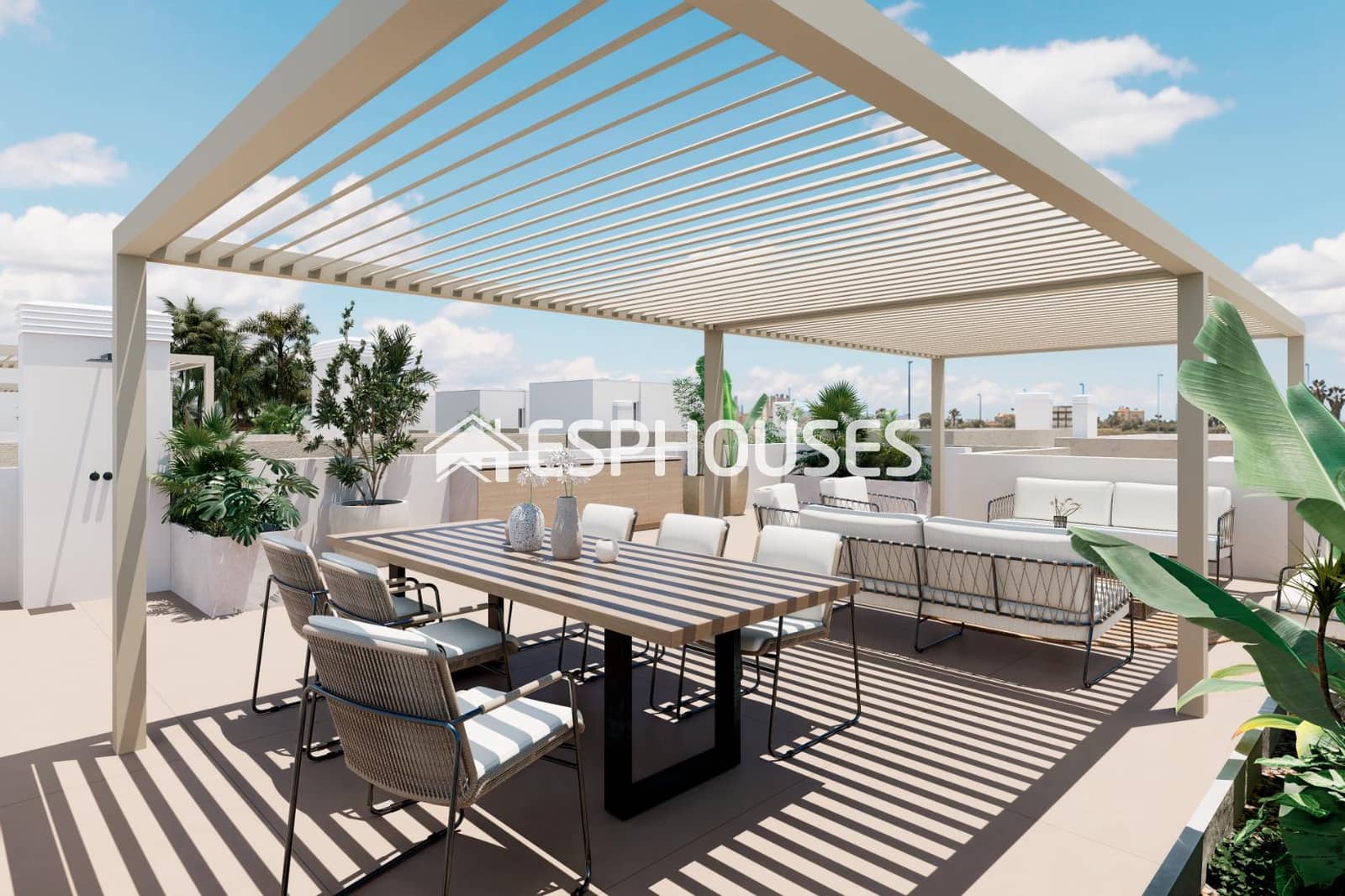 3 soverom Villa til salgs i Los Alcazares med svømmebasseng garasje - € 599 000 (Ref: 9677707)