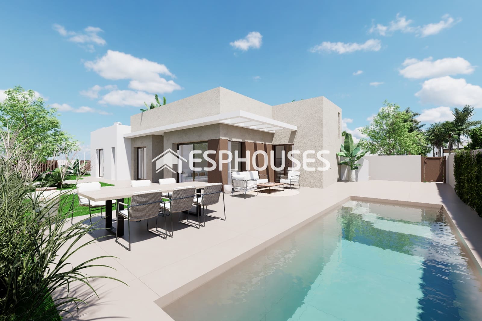 3 soverom Villa til salgs i Los Alcazares med svømmebasseng garasje - € 599 000 (Ref: 9677707)