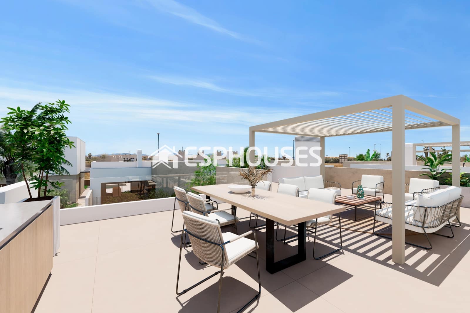 3 soveværelse Villa til salg i Los Alcazares med swimmingpool garage - € 489.000 (Ref: 9677708)