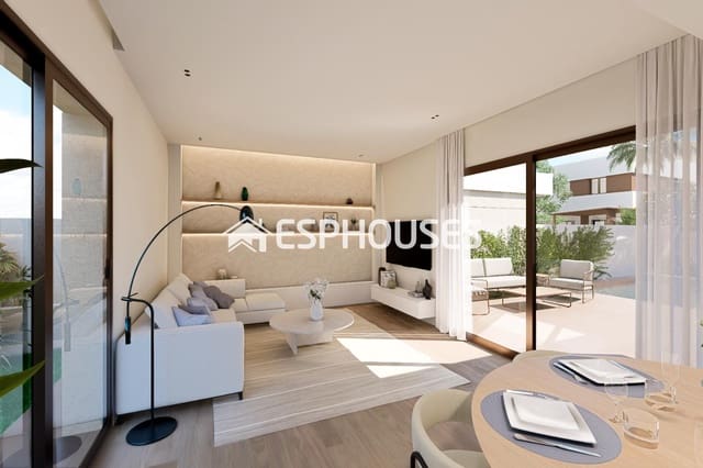 3 soverom Villa til salgs i Las Lomas de Rame - Bahía Bella, Los Alcázares med svømmebasseng garasje - € 429 000 (Ref: 9677709)